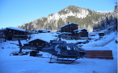 Ka�kar Da�lar�'nda 'heliski' heyecan� ba�lad�